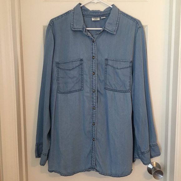 Cato Tops Cato Denim Shirt Poshmark